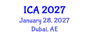 International Conference on Aesthetics (ICA) January 28, 2027 - Dubai, United Arab Emirates