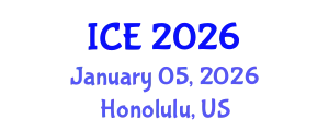 International Conference on Epistemology (ICE) January 05, 2026 - Honolulu, United States