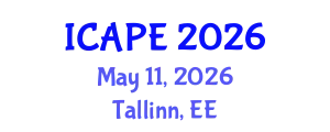 International Conference on Applied Philosophy and Ethics (ICAPE) May 11, 2026 - Tallinn, Estonia