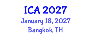 International Conference on Astrobiology (ICA) January 18, 2027 - Bangkok, Thailand
