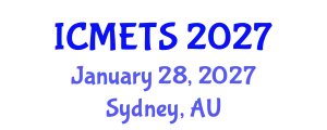 International Conference on Music Education and Teaching Strategies‎ (ICMETS) January 28, 2027 - Sydney, Australia