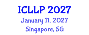 International Conference on Language, Linguistics and Philosophy (ICLLP) January 11, 2027 - Singapore, Singapore