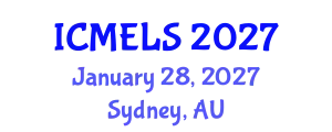 International Conference on Mathematics Education and Learning Sciences (ICMELS) January 28, 2027 - Sydney, Australia