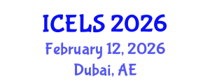 International Conference on Education and Learning Sciences (ICELS) February 12, 2026 - Dubai, United Arab Emirates