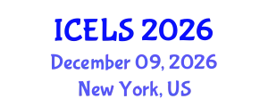 International Conference on Education and Learning Sciences (ICELS) December 09, 2026 - New York, United States