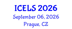 International Conference on Education and Learning Sciences (ICELS) September 06, 2026 - Prague, Czechia