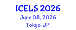 International Conference on Education and Learning Sciences (ICELS) June 08, 2026 - Tokyo, Japan