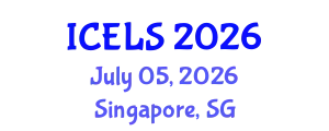 International Conference on Education and Learning Sciences (ICELS) July 05, 2026 - Singapore, Singapore