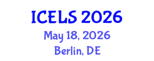 International Conference on Education and Learning Sciences (ICELS) May 18, 2026 - Berlin, Germany