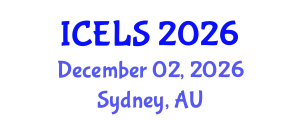 International Conference on Education and Learning Sciences (ICELS) December 02, 2026 - Sydney, Australia
