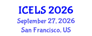 International Conference on Education and Learning Sciences (ICELS) September 27, 2026 - San Francisco, United States