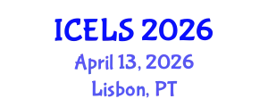 International Conference on Education and Learning Sciences (ICELS) April 13, 2026 - Lisbon, Portugal