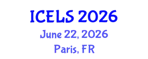 International Conference on Education and Learning Sciences (ICELS) June 22, 2026 - Paris, France
