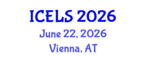 International Conference on Education and Learning Sciences (ICELS) June 22, 2026 - Vienna, Austria