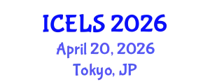 International Conference on Education and Learning Sciences (ICELS) April 20, 2026 - Tokyo, Japan