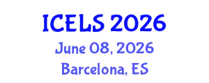 International Conference on Education and Learning Sciences (ICELS) June 08, 2026 - Barcelona, Spain