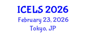 International Conference on Education and Learning Sciences (ICELS) February 23, 2026 - Tokyo, Japan