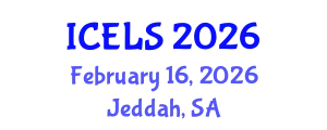 International Conference on Education and Learning Sciences (ICELS) February 16, 2026 - Jeddah, Saudi Arabia