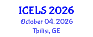 International Conference on Education and Learning Sciences (ICELS) October 04, 2026 - Tbilisi, Georgia