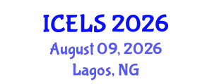 International Conference on Education and Learning Sciences (ICELS) August 09, 2026 - Lagos, Nigeria