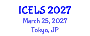 International Conference on Education and Learning Sciences (ICELS) March 25, 2027 - Tokyo, Japan