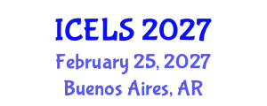 International Conference on Education and Learning Sciences (ICELS) February 25, 2027 - Buenos Aires, Argentina
