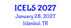 International Conference on Education and Learning Sciences (ICELS) January 28, 2027 - Istanbul, Turkey