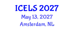 International Conference on Education and Learning Sciences (ICELS) May 13, 2027 - Amsterdam, Netherlands