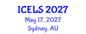 International Conference on Education and Learning Sciences (ICELS) May 17, 2027 - Sydney, Australia