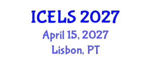 International Conference on Education and Learning Sciences (ICELS) April 15, 2027 - Lisbon, Portugal