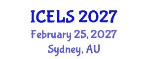International Conference on Education and Learning Sciences (ICELS) February 25, 2027 - Sydney, Australia