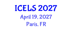 International Conference on Education and Learning Sciences (ICELS) April 19, 2027 - Paris, France