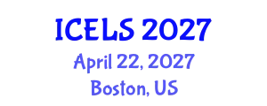 International Conference on Education and Learning Sciences (ICELS) April 22, 2027 - Boston, United States