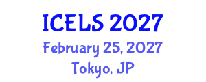 International Conference on Education and Learning Sciences (ICELS) February 25, 2027 - Tokyo, Japan