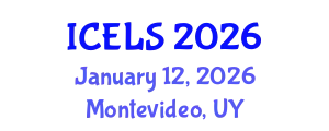 International Conference on Education and Learning Sciences (ICELS) January 12, 2026 - Montevideo, Uruguay