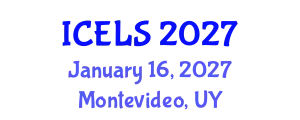 International Conference on Education and Learning Sciences (ICELS) January 16, 2027 - Montevideo, Uruguay