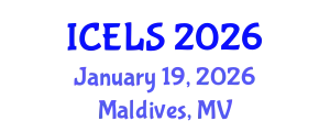 International Conference on Education and Learning Sciences (ICELS) January 19, 2026 - Maldives, Maldives