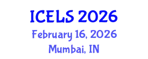 International Conference on Education and Learning Sciences (ICELS) February 16, 2026 - Mumbai, India