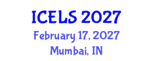 International Conference on Education and Learning Sciences (ICELS) February 17, 2027 - Mumbai, India