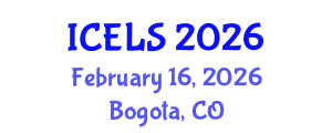 International Conference on Education and Learning Sciences (ICELS) February 16, 2026 - Bogota, Colombia