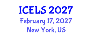 International Conference on Education and Learning Sciences (ICELS) February 17, 2027 - New York, United States