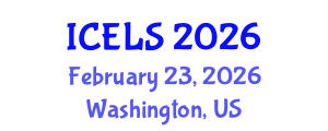 International Conference on Education and Learning Sciences (ICELS) February 23, 2026 - Washington, United States
