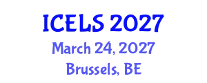 International Conference on Education and Learning Sciences (ICELS) March 24, 2027 - Brussels, Belgium