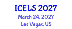 International Conference on Education and Learning Sciences (ICELS) March 24, 2027 - Las Vegas, United States