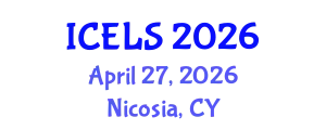 International Conference on Education and Learning Sciences (ICELS) April 27, 2026 - Nicosia, Cyprus