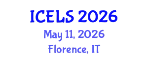 International Conference on Education and Learning Sciences (ICELS) May 11, 2026 - Florence, Italy