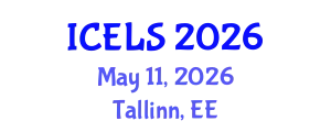 International Conference on Education and Learning Sciences (ICELS) May 11, 2026 - Tallinn, Estonia