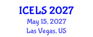 International Conference on Education and Learning Sciences (ICELS) May 15, 2027 - Las Vegas, United States