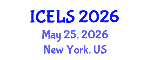 International Conference on Education and Learning Sciences (ICELS) May 25, 2026 - New York, United States