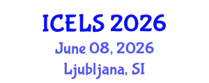 International Conference on Education and Learning Sciences (ICELS) June 08, 2026 - Ljubljana, Slovenia